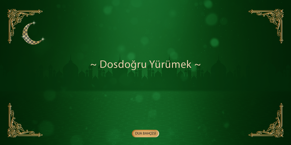 Dosdoğru Yürümek